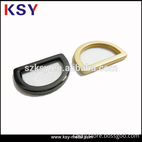 Metal D ring belt buckle for handbags